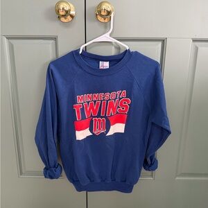 Vintage Minnesota Twins Blue Sweatshirt